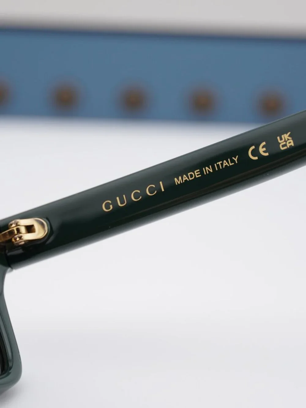 Gucci GG1986SA 003 Rectangle Sunglasses - Green/Brown